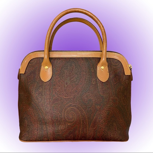 ETRO Paisley Jacquard Leather Purse - Picture 2 of 6